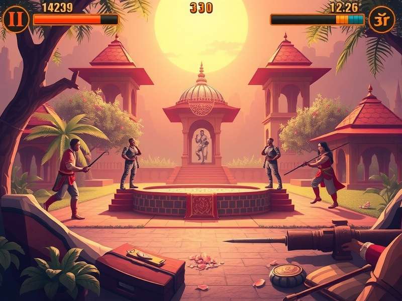 Pallanguzhi online gameplay screenshot