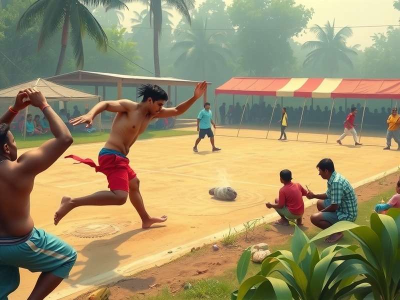 पल्लंगुज़ी गेम बोर्ड और खिलाड़ी