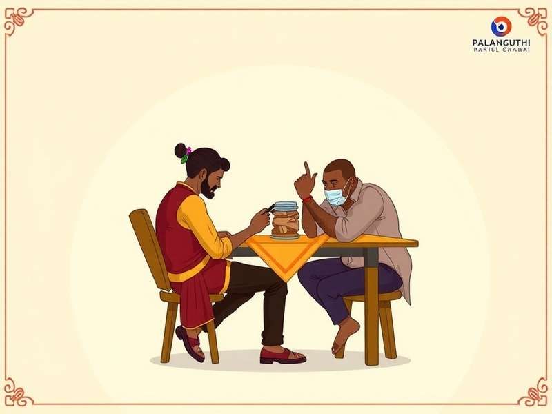 Traditional wooden Pallanguzhi board with seeds arranged in pits