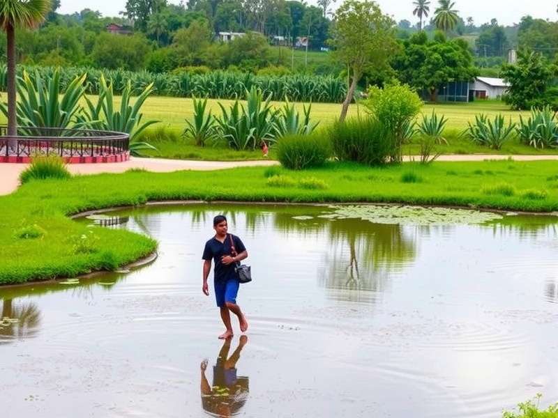 Detailed close-up of Pallanguzhi gameplay with seeds in cups