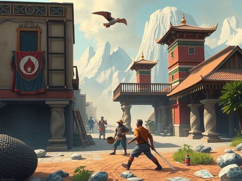 Ancient Pallanguzhi board carved in wood with cowrie shells