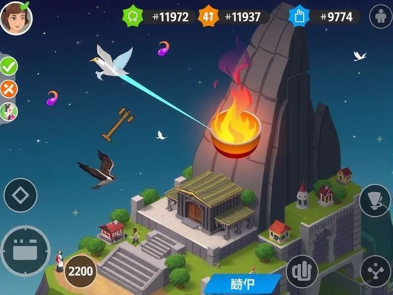 Screenshot of Pallanguzhi Android game interface showing board and seeds