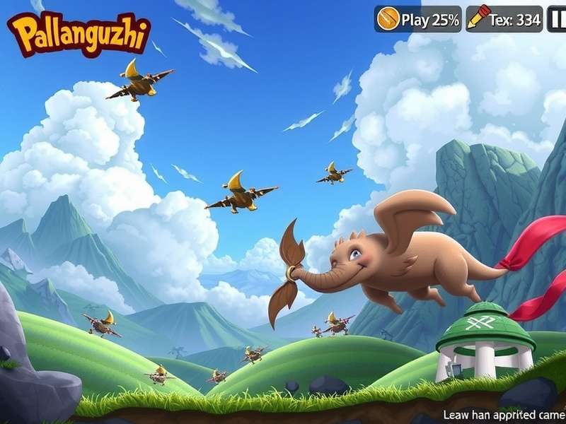 Traditional Pallanguzhi board game with seeds arranged in cups