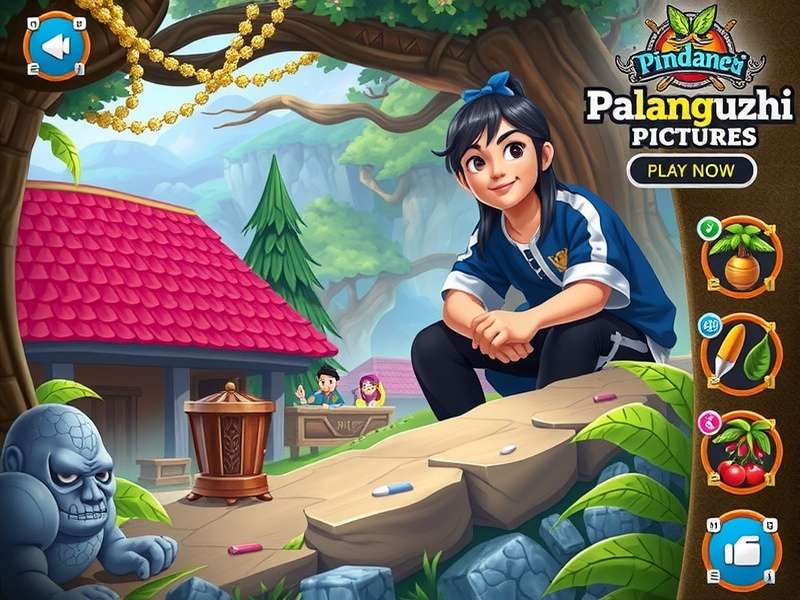 Antique wooden Pallanguzhi board with cowrie shells arranged in fourteen pits