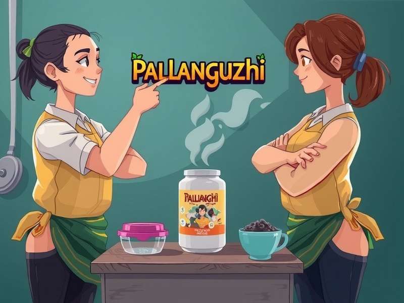 A traditional Pallanguzhi board game set displayed at a Chennai craft market