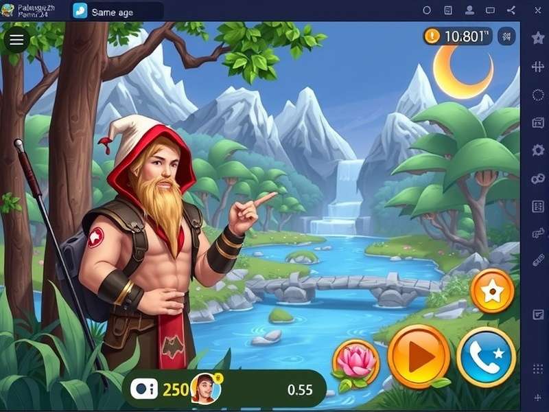 A beautifully crafted wooden Pallanguzhi board with seeds arranged for gameplay