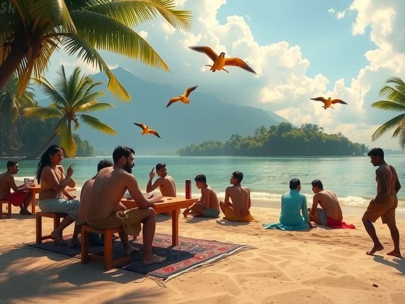 Traditional wooden Pallanguzhi board with seeds arranged in holes