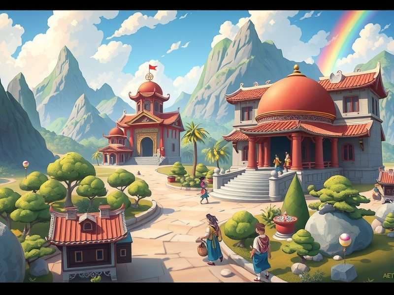 Traditional Pallanguzhi board game with seeds arranged in holes