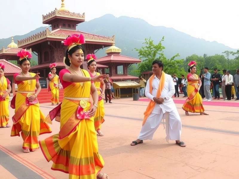 Traditional Pallanguzhiyin Vattam Parthen dance performance showing dancers with game boards