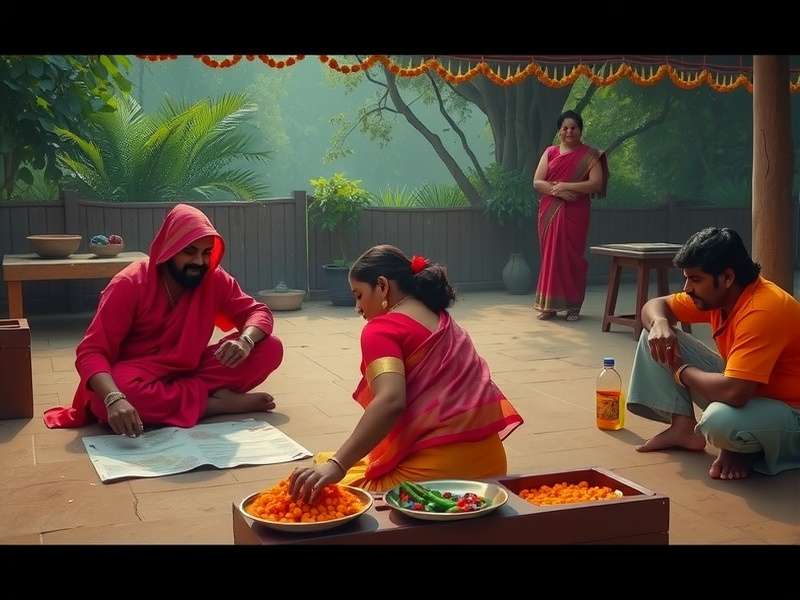 Two players competing in a Pallanguzhi tournament in Chennai